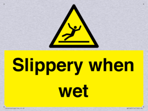 slippery when wet